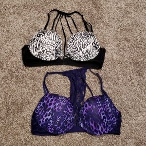 NWOT Sexy La Senza Racer Back Push up Bras
